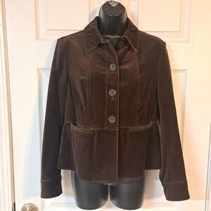 Jones New York Signature Petites Brown Jacket